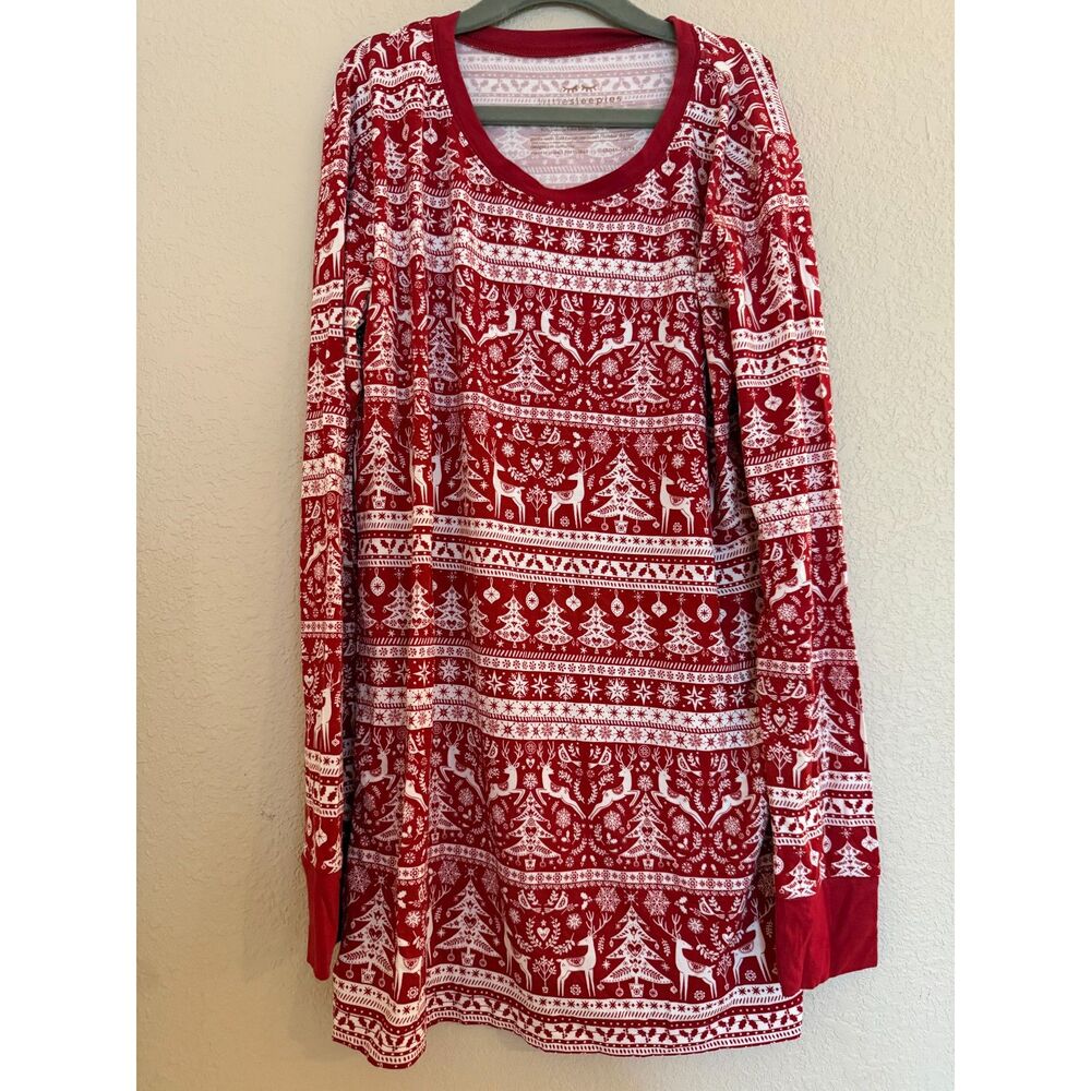 Little Sleepies PJ shirt NWOT kids size 16 Christmas